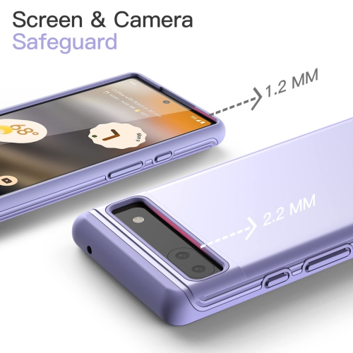 Case for Google Pixel 6a 6.1-Inch 2022, Dual-Layer Protection Shockproof Phone Cover
