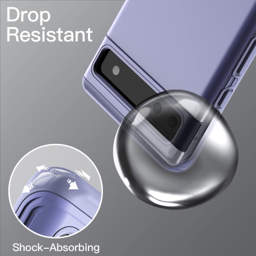 Case for Google Pixel 6a 6.1-Inch 2022, Dual-Layer Protection Shockproof Phone Cover