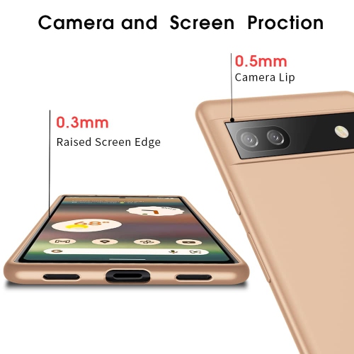 Google Pixel 6A Case Gold