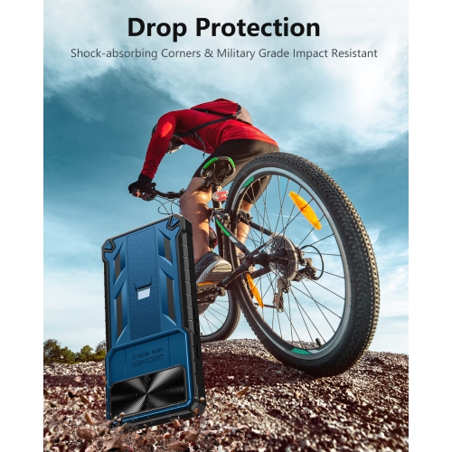 for Google Pixel 6a Case: Shockproof Protective Rugged Phone Cover with Kickstand & Camera Lens Slide | Drop Proof Military-Grade Protection TPU