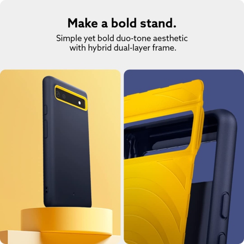 Nano Pop Silicone Case Compatible with Google Pixel 6a Case 5G - Blueberry Navy