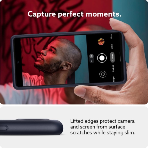 Nano Pop Silicone Case Compatible with Google Pixel 6a Case 5G - Blueberry Navy