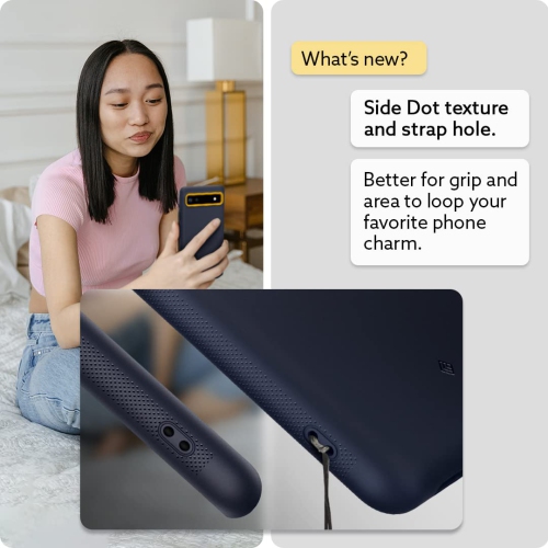 Nano Pop Silicone Case Compatible with Google Pixel 6a Case 5G - Blueberry Navy