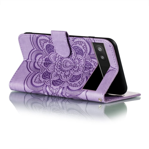 Case for Google Pixel 6A, Premium Leather Case Wallet with Card Slots Magnetic Stand Protective Cover Ultra Slim Case with Lanyard,Embossed Flip