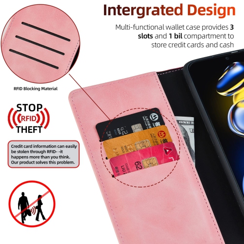 Google Pixel 6a Case Wallet, Google Pixel 6a Flip Case Premium PU Sturdy Leather Protective Magnetic Clasp Design Flip Case with Card Holder Slots