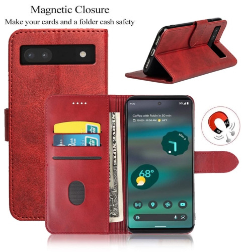 Google Pixel 6A Case 5G, Google Pixel 6A Wallet Case Shockproof Flip Flap Foldable Magnetic Clasp Protective Pixel 6A Cover Case with Cash Credit