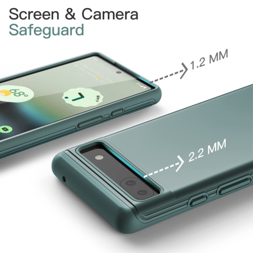 Case for Google Pixel 6a 6.1-Inch 2022, Dual-Layer Protection Shockproof Phone Cover