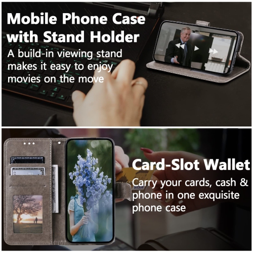 Mandala Phone Cover for Google Pixel 6A, Ultra Slim Flip Case with Card Slot Magnetic Closure, PU Leather Case with Stand Function and Lanyard,