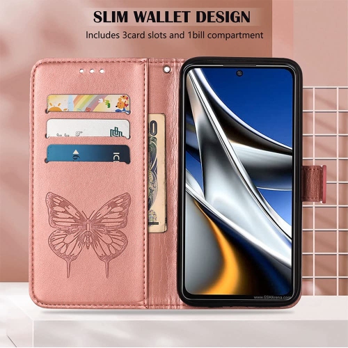 Pixel 6A 5G 2022 Butterfly Case Compatible with Google Pixel 6A 5G 2022 Cases Pixel6A Google6A Covers Etuis Google-Pixel-6A-Cases Wallet Flip Cases