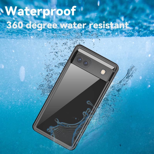 Google Pixel 6a Case Waterproof, IP68 Certified Waterproof Shockproof Built-in Screen Protector Full Body Case for Pixel 6a 2022