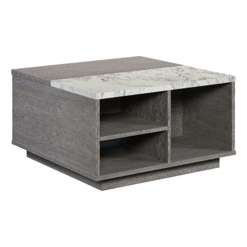 SAUDER  East Rock Engineered Wood Lift Top Coffee Table In Ashen Oak