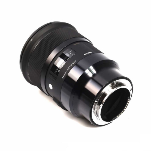 Objectif DG HSM 24 mm f/1.4 de Sigma pour appareil photo E 401965 de Sony avec 7 accessoires