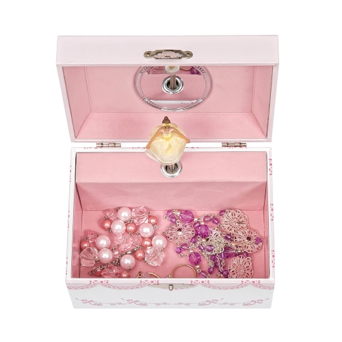 Mele and Co Cora Girl's Musical Ballerina Jewelry Box