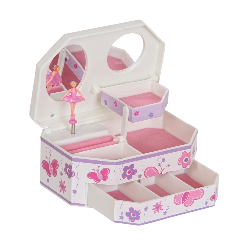 Mele and Co Kelsey Girls Musical Ballerina Jewelry Box