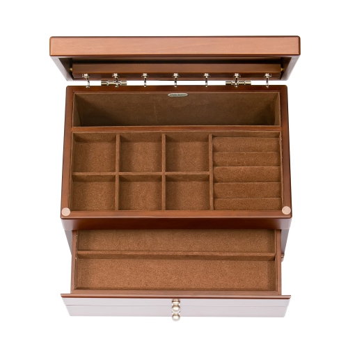 Mele and Co Brisbane Wooden Jewelry Box
