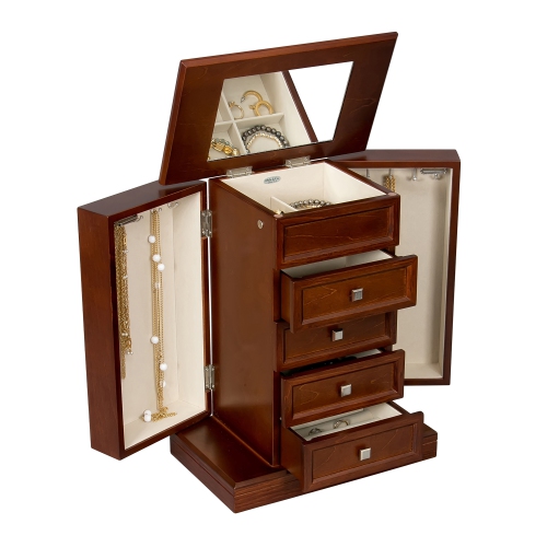 Mele and Co Thea Wooden Jewelry Box