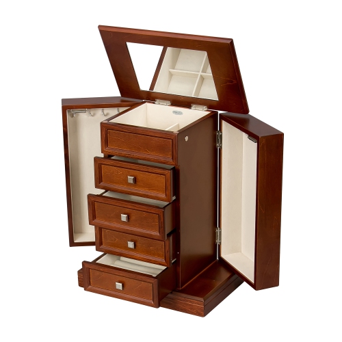 Mele and Co Thea Wooden Jewelry Box