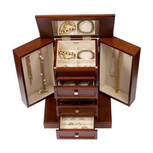 Mele and Co Thea Wooden Jewelry Box