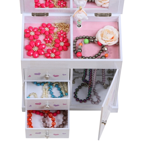 Mele and Co Adalyn Girls Musical Ballerina Jewelry Box