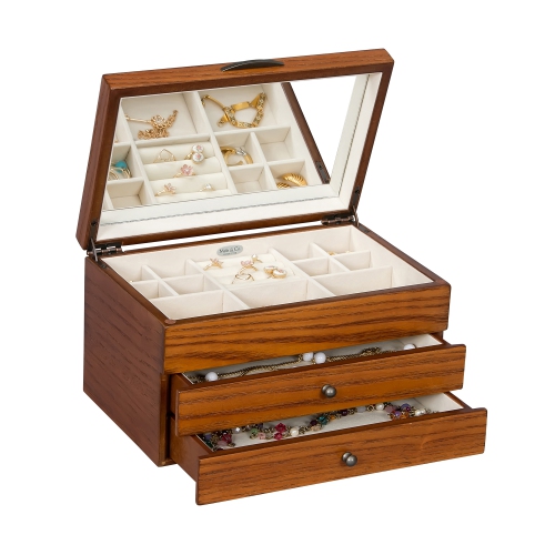 Mele and Co Selma Wooden Jewelry Box