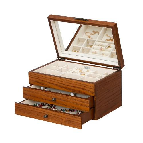 Mele and Co Selma Wooden Jewelry Box