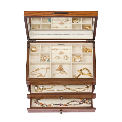 Mele and Co Selma Wooden Jewelry Box