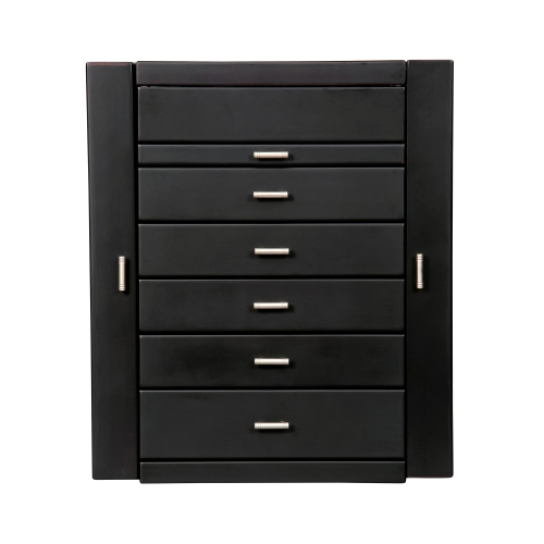 Gunther Mele et Co – Grand coffret à bijoux en bois Geneva au fini Java