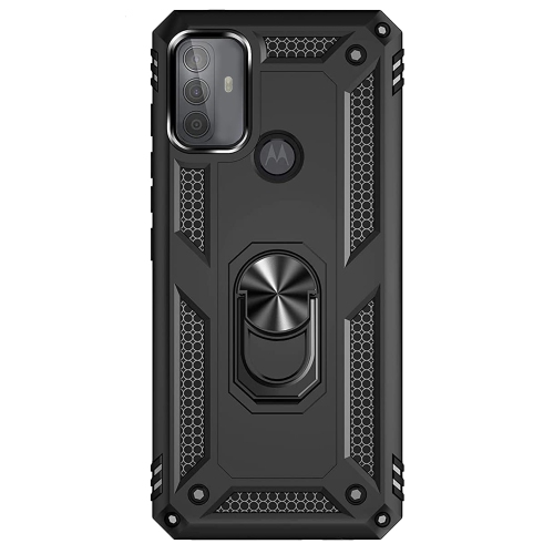 XCRS Dual-Layer Slim Design Armor Protection Cover, Built-in Magnetic Ring with Kickstand Case for Motorola Moto G Play 6.5 inch