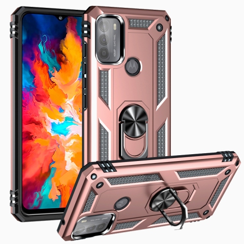 XCRS Dual-Layer Slim Design Armor Protection Cover, Built-in Magnetic Ring with Kickstand Case for Motorola Moto G Play 6.5 inch