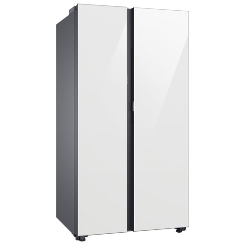 Samsung Bespoke 36" 22.6 Cu. Ft. Side-By-Side Refrigerator w/ Water Dispenser - White