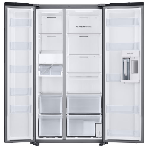 Samsung Bespoke 36" 22.6 Cu. Ft. Side-By-Side Refrigerator w/ Water Dispenser - White