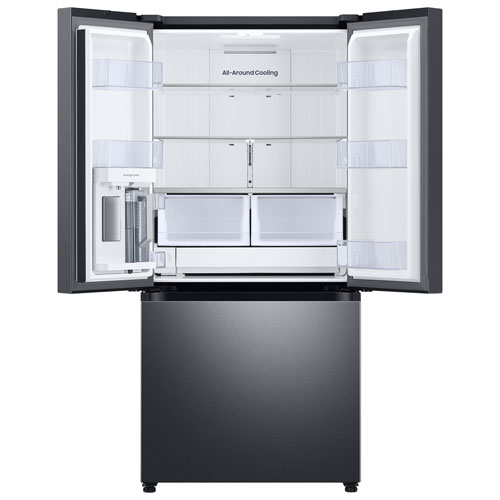 Samsung 33" 24.5 Cu. Ft. French Door Refrigerator w/ Water Dispenser (RF25C5551SG/AA) -Black Stainless Steel