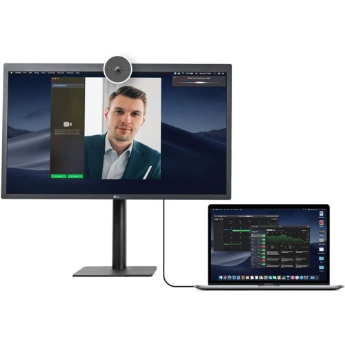 LG 27MD5KL-B UltraFine 5K Display Bundle - 27" 16:9 5K IPS Monitor, 500 cd/m Brightness, Thunderbolt 3 / USB Type-C Inputs With Cleaning Set