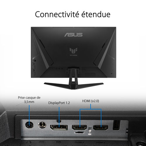 Moniteur de jeu DEL FreeSync VA WQHD 1440p 170 Hz 1 ms 31,5 po TUF d'ASUS