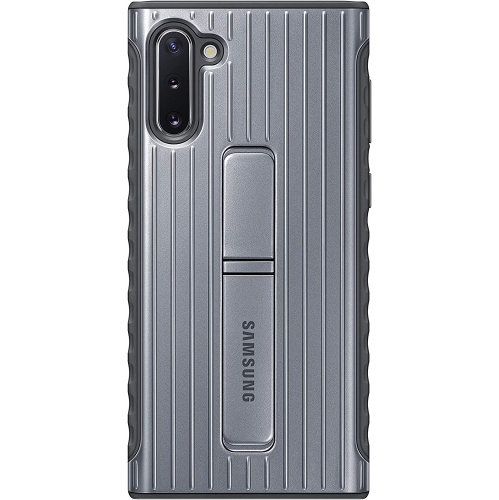 Image 1 de 1.. Étui avec support protecteur pour Galaxy Note10 de Samsung - Argenté