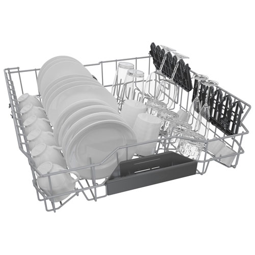 Bosch 800 Series 24" 42dB Built-In Dishwasher with Stainless Steel Tub & Third Rack - Stainless Steel