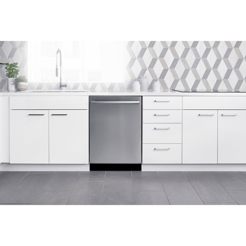 Bosch 800 Series 24" 42dB Built-In Dishwasher with Stainless Steel Tub & Third Rack - Stainless Steel