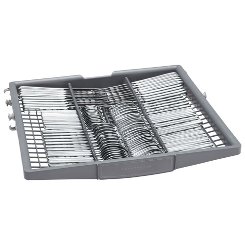Bosch 24" 46dB Built-In Dishwasher with Stainless Steel Tub & Third Rack (SHE53B75UC) - Stainless Steel