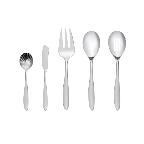 HENCKELS Venicia 45 Piece Flatware Set Polished