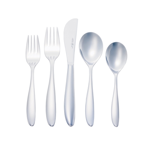 HENCKELS Venicia 45 Piece Flatware Set Polished