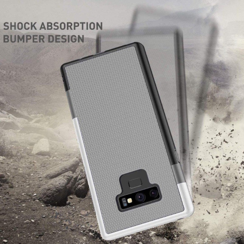 Gamemi – Étui pour Galaxy Note 9 avec 2 protecteurs d’écran souples, étui pour Galaxy Note 9, étui en TPUR souple antidérapant robuste en une pièce