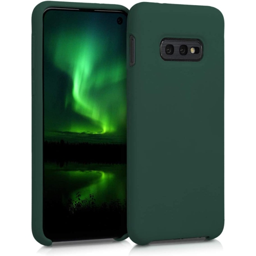 TPU Silicone Case Compatible with Samsung Galaxy S10e - Case Slim Phone Cover with Soft Finish - Moss Green