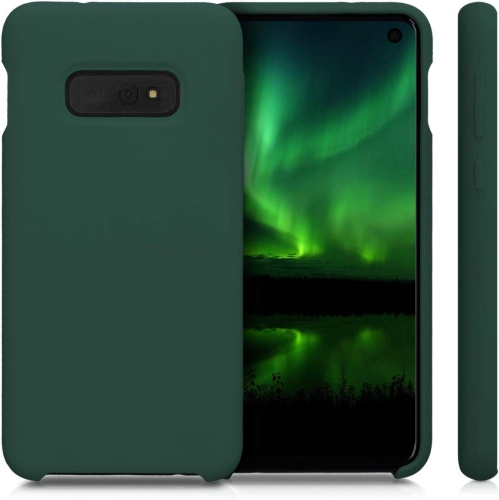 TPU Silicone Case Compatible with Samsung Galaxy S10e - Case Slim Phone Cover with Soft Finish - Moss Green