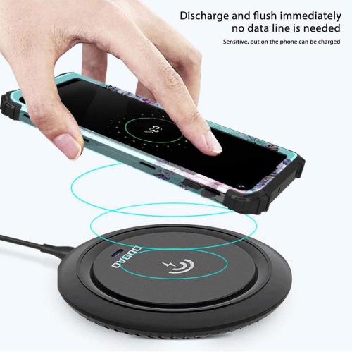 Compatible with Galaxy S10 Case,Floral Three Layer Heavy Duty Hybrid Sturdy Shockproof Full Body Protective