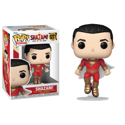 FUNKO  Pop Movies Shazam Fury Of The Gods Vinyl Figure Shazam #1277 Vibrant color, superhero pose, great character! Love the humor Shazam adds