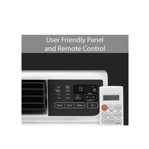 LG 12 000 BTU BTU Dual Onverter Smart Window Air Climatiner refroidit 550 m². Ft. avec éloigné, Wi-Fi activé