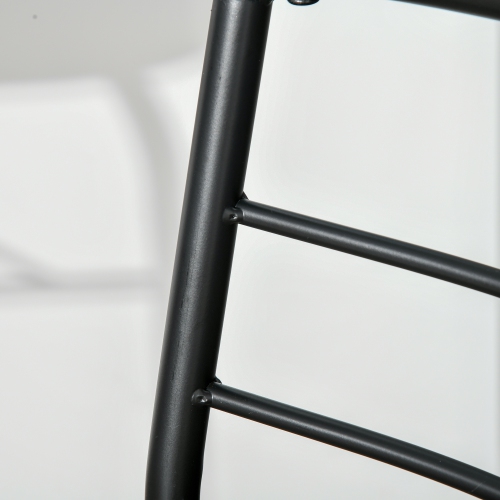 HOMCOM 3-Piece Dining Table Set, 31.5" Kitchen Table and Chairs Set for 2 with Storage Shelf, for Small Space, Dining Room, Living Room, Apartment,