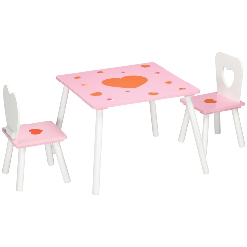 Table d'enfant avec 2 chaises - Sièges Activity- Table d'artisanat - Avec  espace de