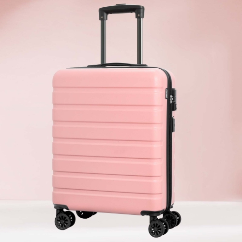 Lightweight pink suitcase online