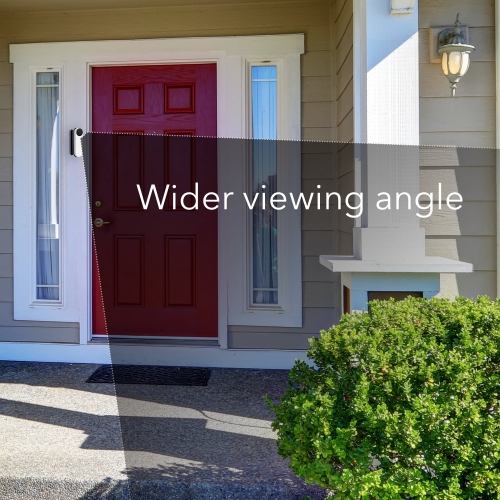 Support réglable horizontal Wasserstein pour sonnette Google Nest - Conçu pour Google Nest